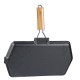 Valurautainen grillipannu taitettavalla puukahvalla, 35x21 cm | Valurautainen grillipannu Valurautainen grillipannu taitettavalla puukahvalla, 35x21 cm | Valurautainen grillipannu | Valurautapannu |